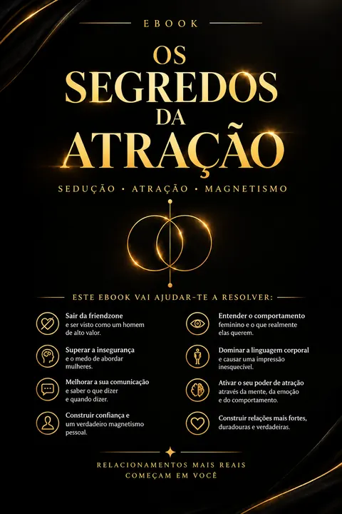 E-book Os Segredos da Atração em formato de livro